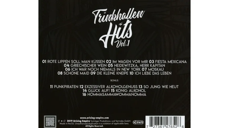 Trinkhallen Hits Vol.1