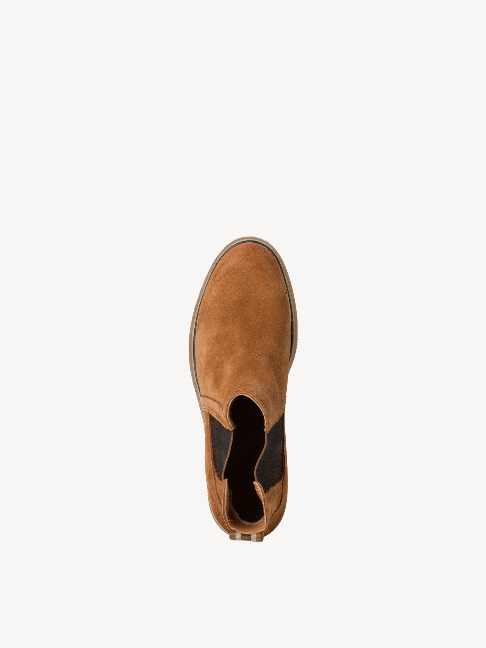 Bottine Chelsea en cuir - marron