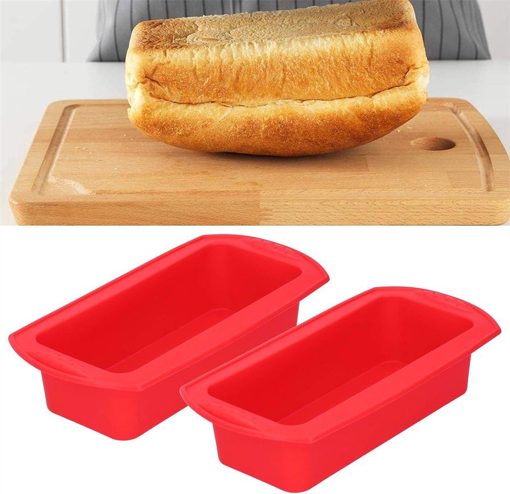 SOEKAVIA Kuchenblech Backform aus Silikon mit Antihaftbeschichtung, (2-St)