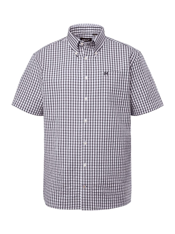 Men Plus Hemd in navy blau günstig kaufen