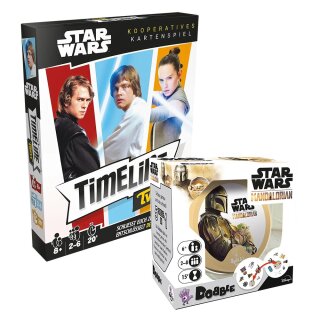 May the 4th-Bundle - Timeline Twist: Star Wars + Dobble Star Wars – The Mandalorian (DE)