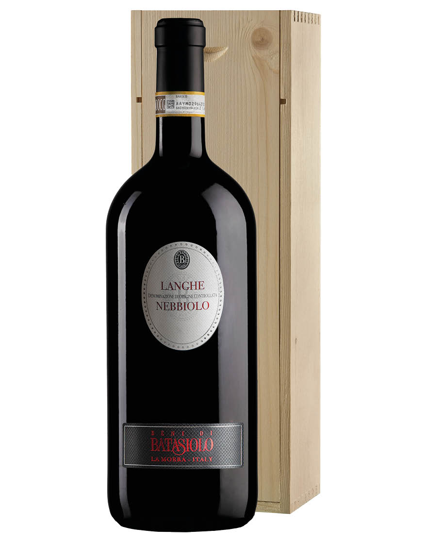 Langhe DOC Nebbiolo 2021 Beni di Batasiolo Magnum 1,5 ℓ, Caisse bois