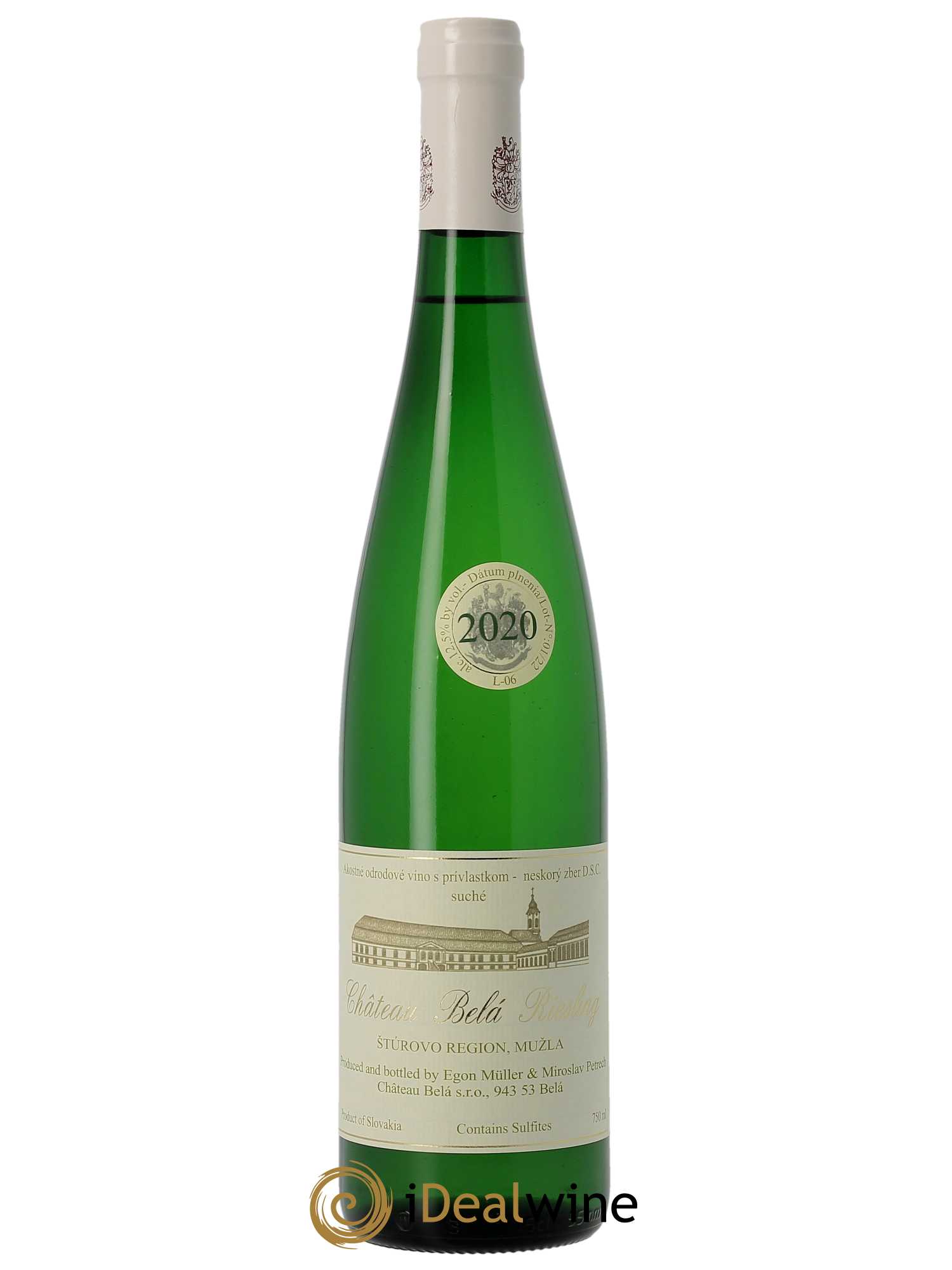 Riesling Château Belà Egon Muller  2020 - Lot de 1 Bouteille