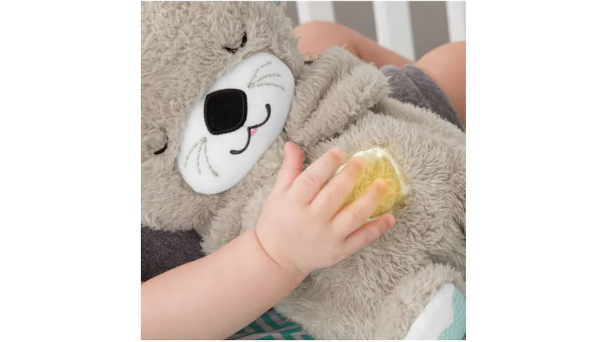 Fisher-Price Schlummer-Otter, Plüsch-Tier Baby, Spieluhr, Kuscheltier