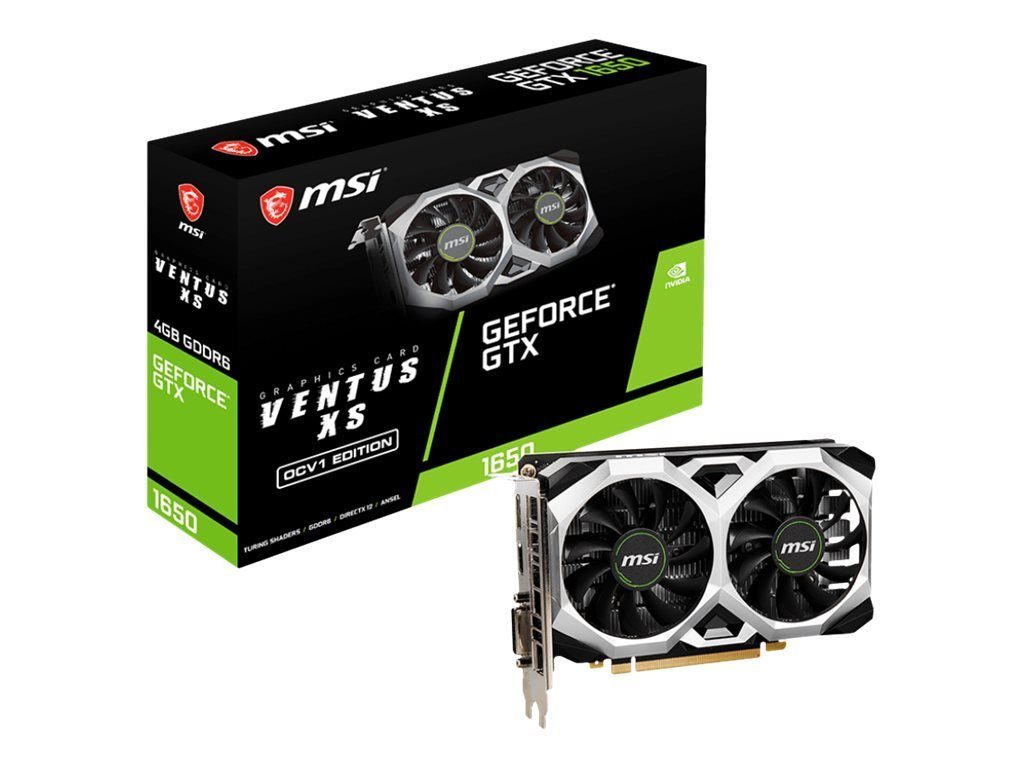 MSI MSI GeForce GTX 1650 D6 VENTUS XS OCV1 4GB Grafikkarte