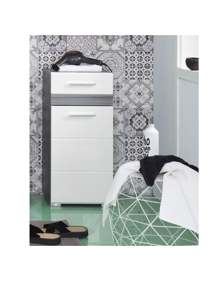 ebuy24 Kommode SetOne Bad Silber 37 x 31 cm günstig kaufen onesize