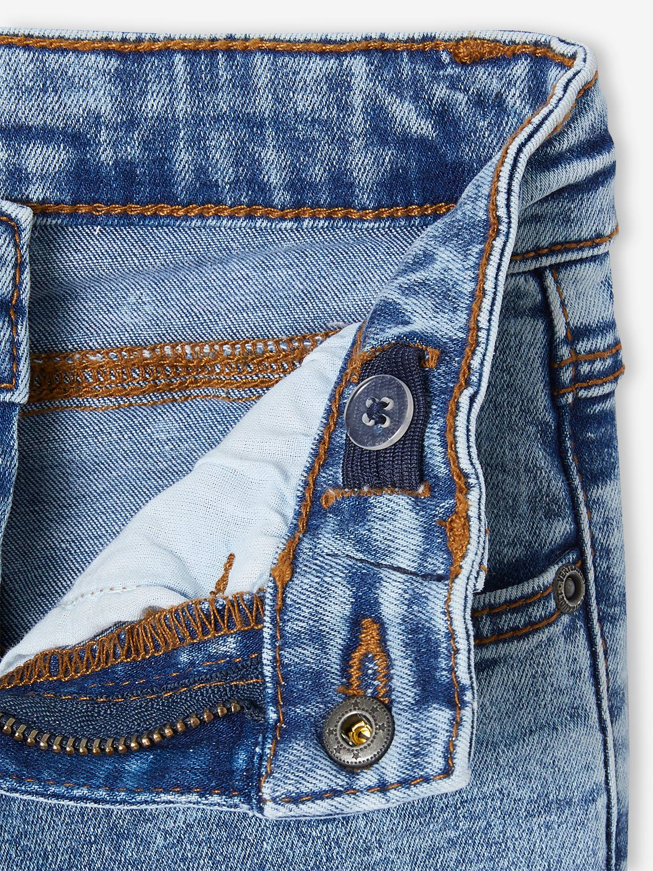 Vertbaudet Jungen Loose-Fit-Jeans - double stone