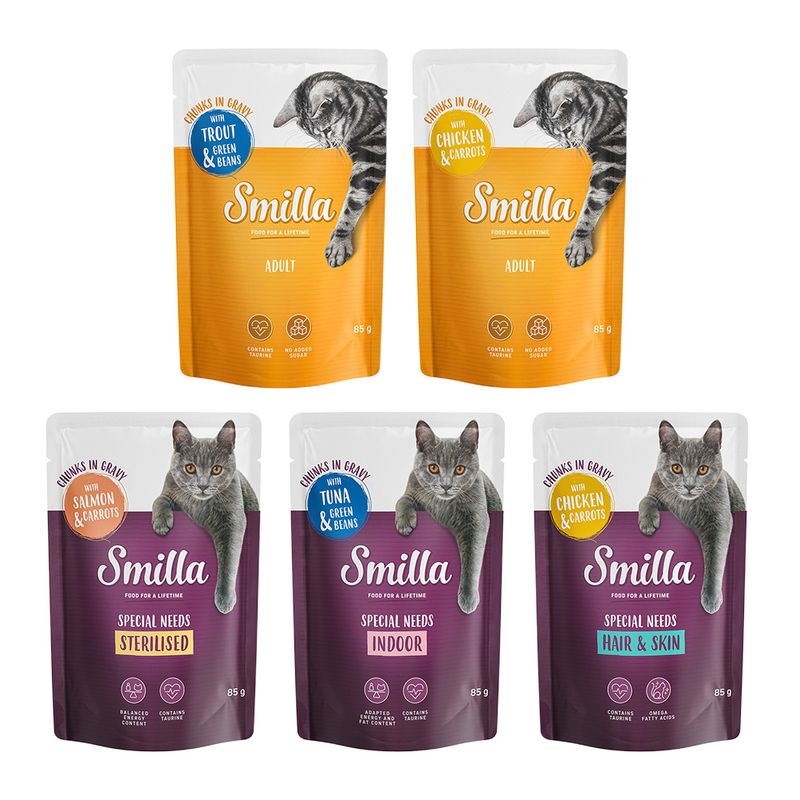 Sparpaket 24 x 85 g Smilla Häppchen mit Gemüse