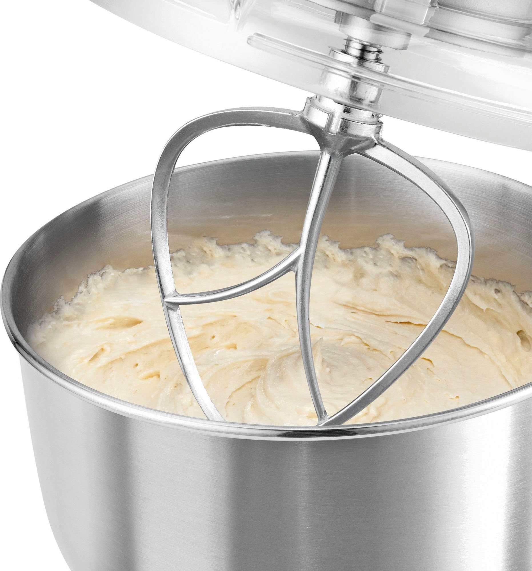 ProfiCook Küchenmaschine PC-KM 1188 alu 6,0L, 1500 W, 6 l Schüssel