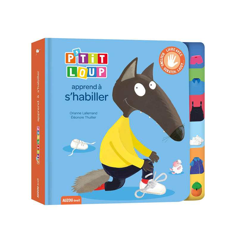 Livre P'tit loup apprend à s'habiller - Auzou