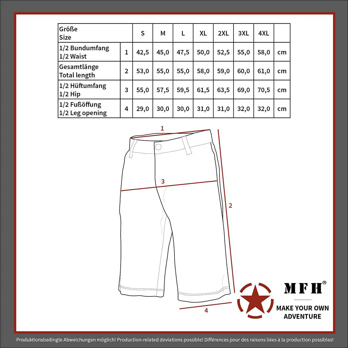 BW Bermuda flecktarn