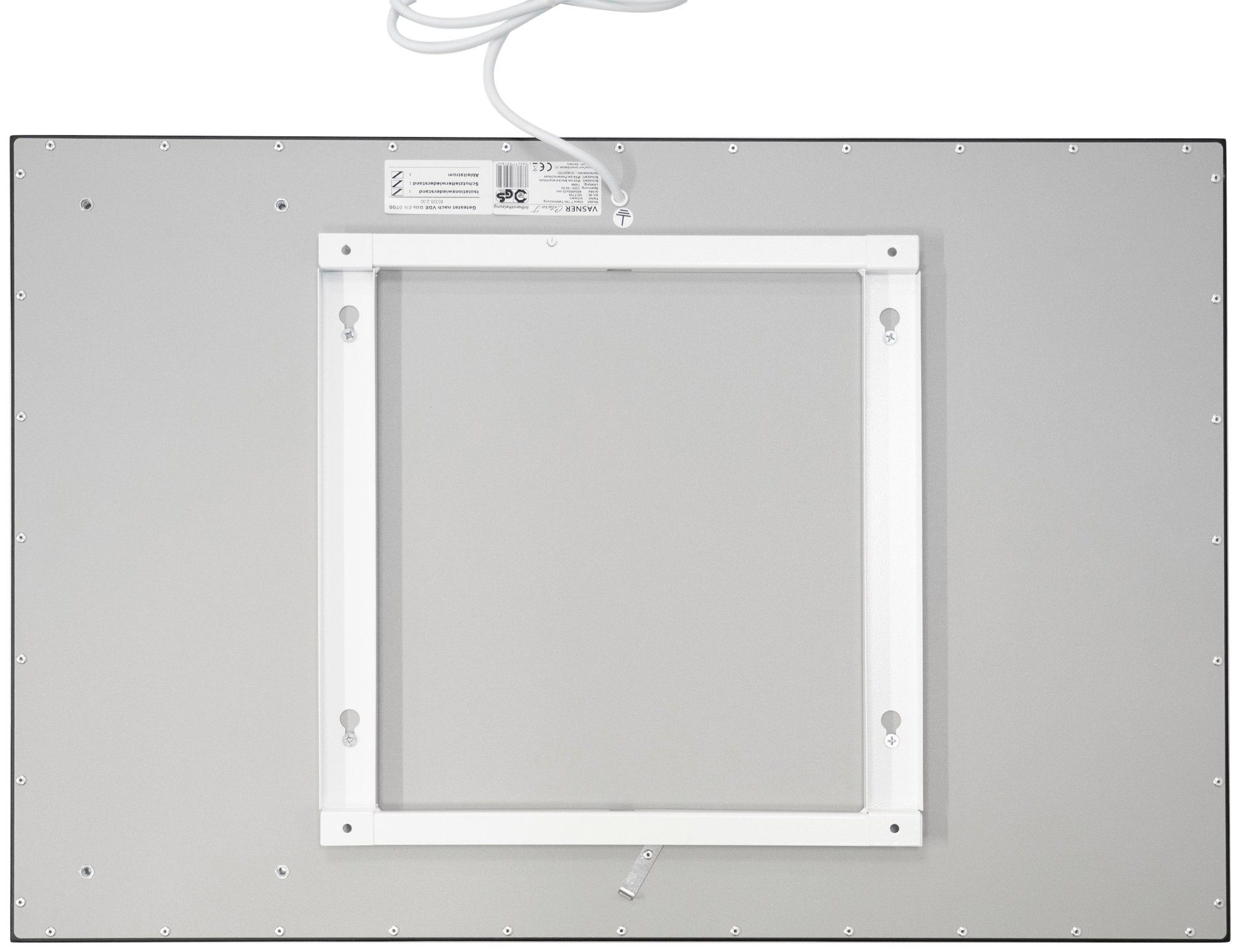 Vasner Infrarotheizung Citara T, Tafelheizung mit Kreide beschreibbar, 900 Watt
