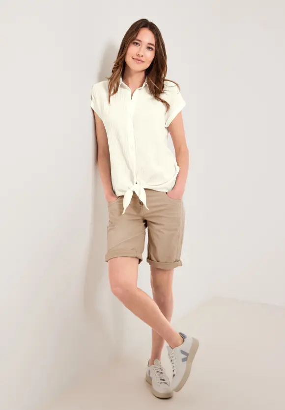 CECIL Bluse mit Knotendetail