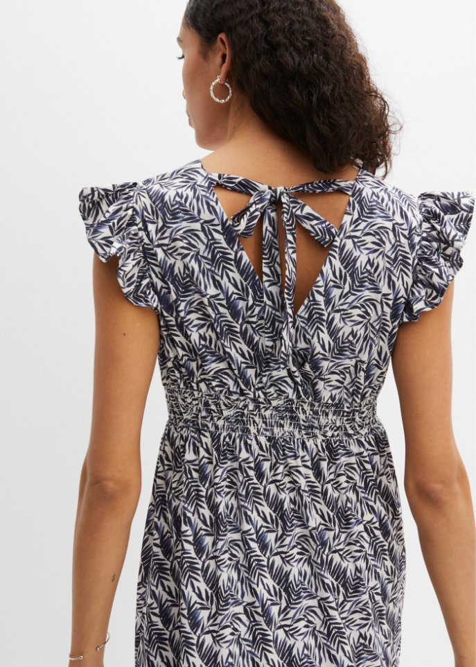 Midikleid mit Flügelärmeln