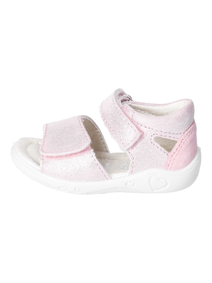 PEPINO Leder-Sandalen in Rosa günstig kaufen