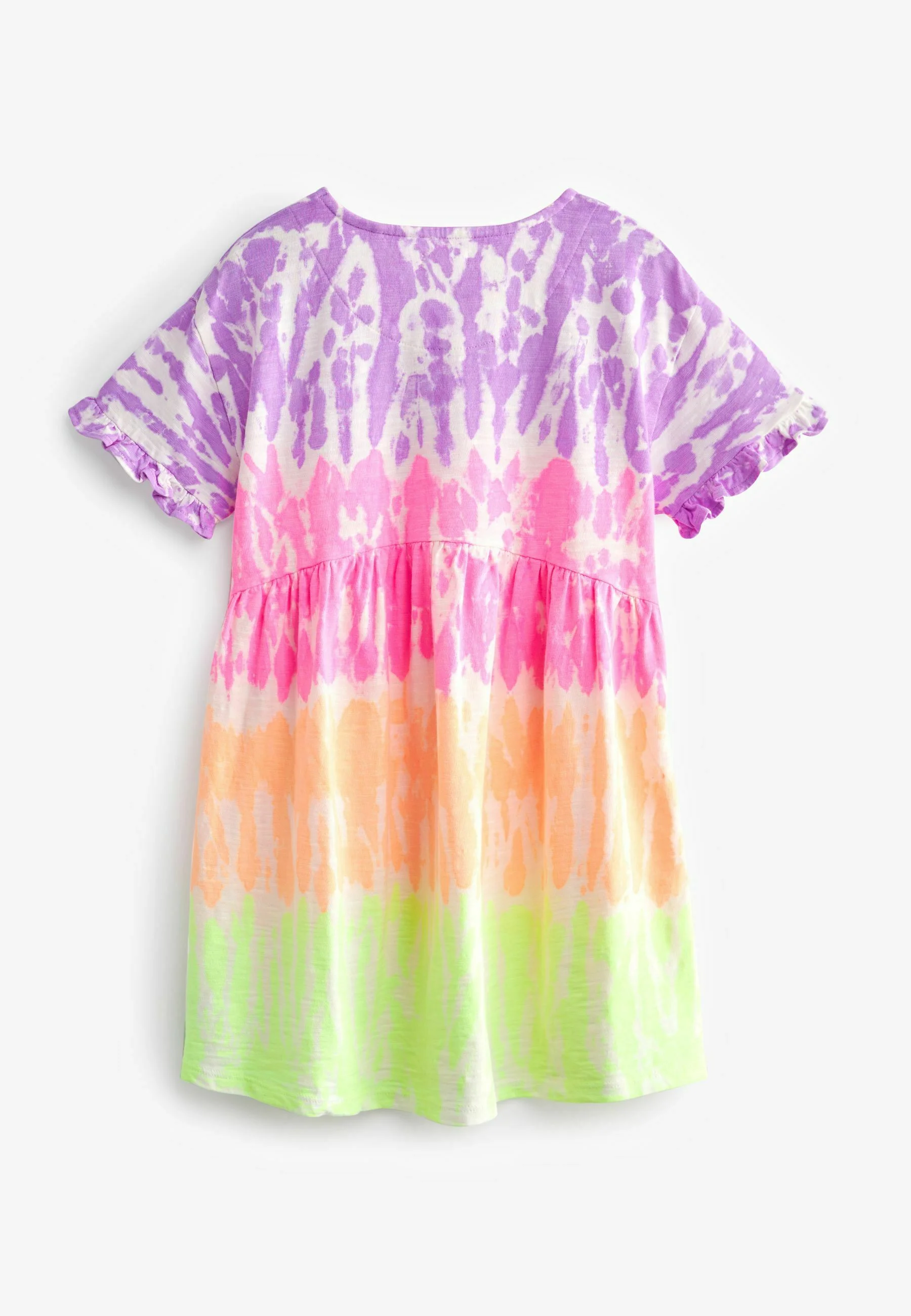Siguiente Vestido de jersey de manga corta y corte regular