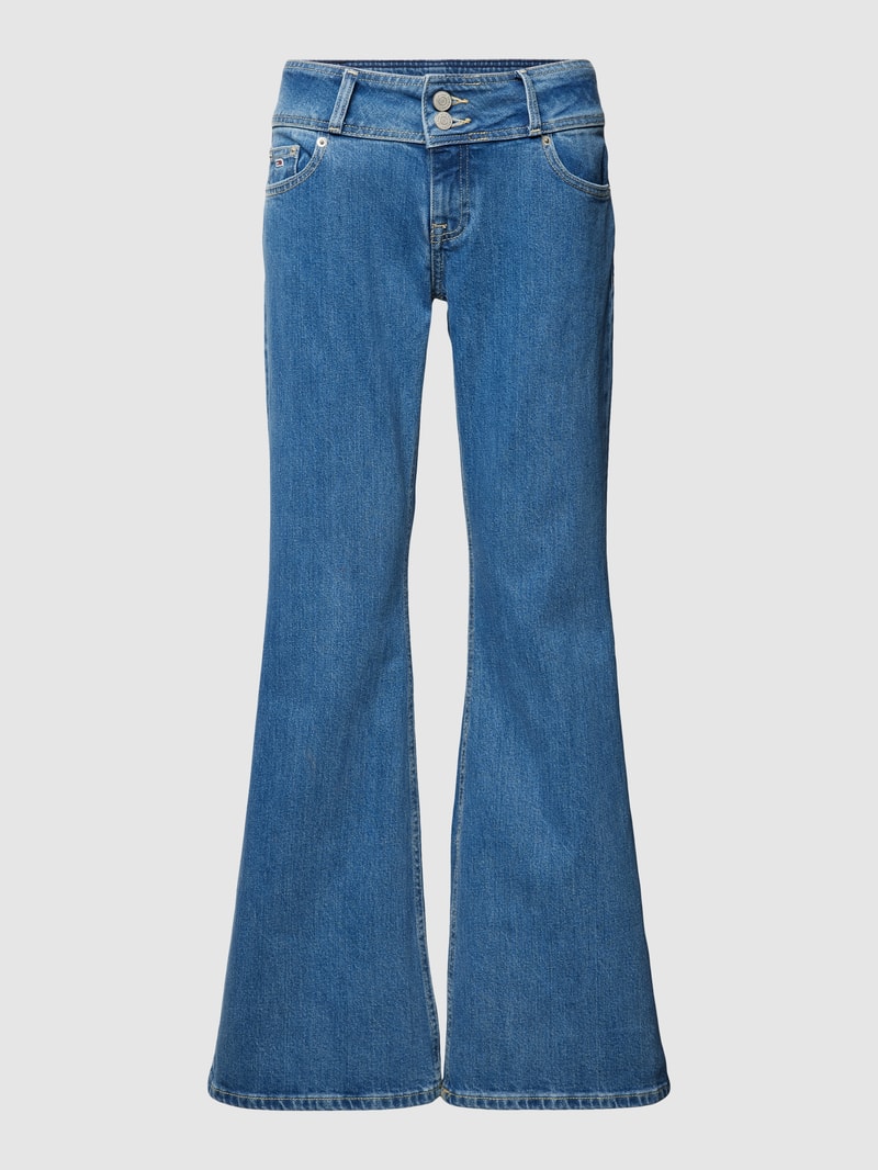 Flared Cut Jeans mit Label-Detail Modell 'SOPHIE' in jeans