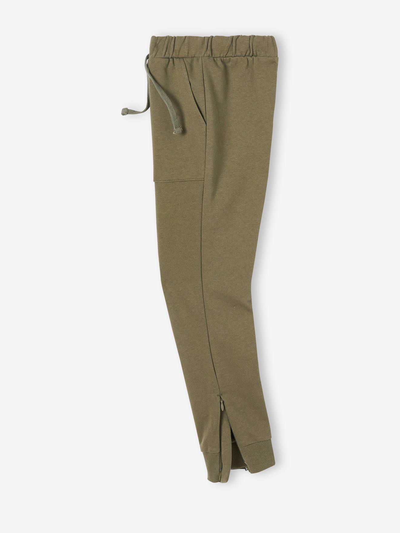 Vertbaudet Jungen Sporthose mit Zipper am Bein - schwarz