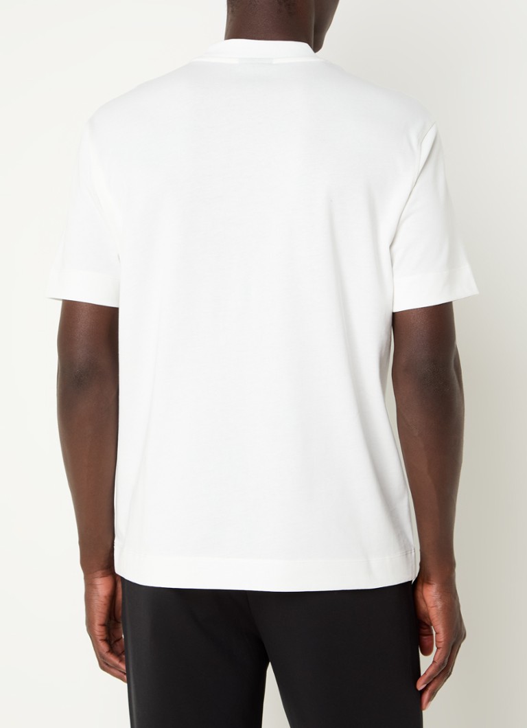 Tricou Emporio Armani cu logo brodat