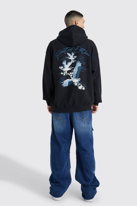 Oversize Hoodie mit Print