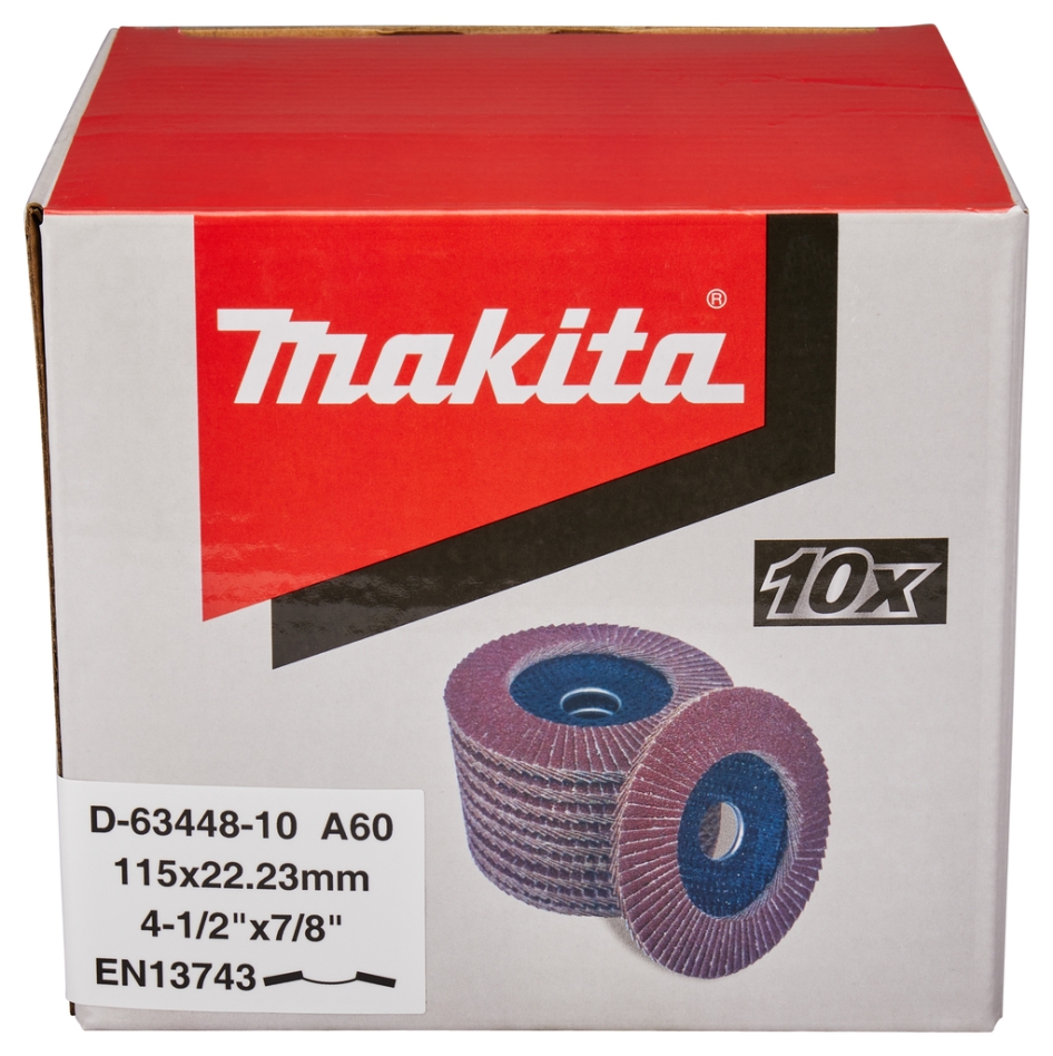 Disc abraziv lamelar Makita D-63448-10 115mm A60
