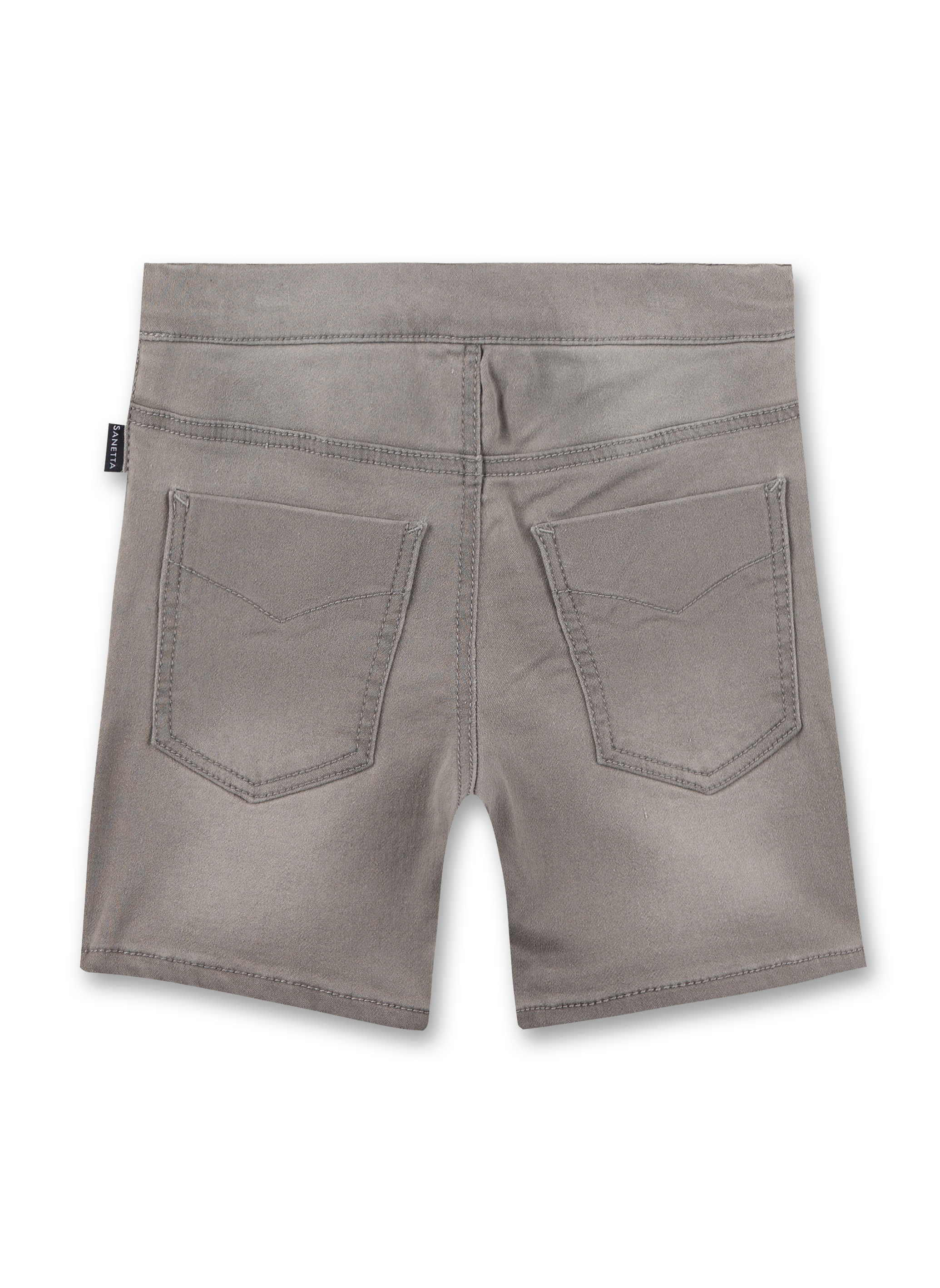 Jungen Sweatdenim-Shorts Grau