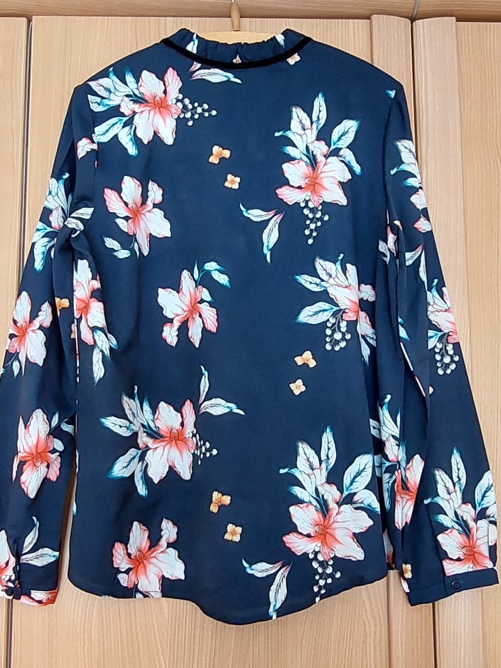 Nife Bluse in Dunkelblau/ Bunt günstig kaufen 42