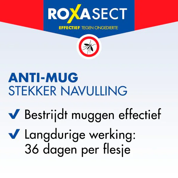 Roxasect hyttystulpan täyttöpakkaus 30ml