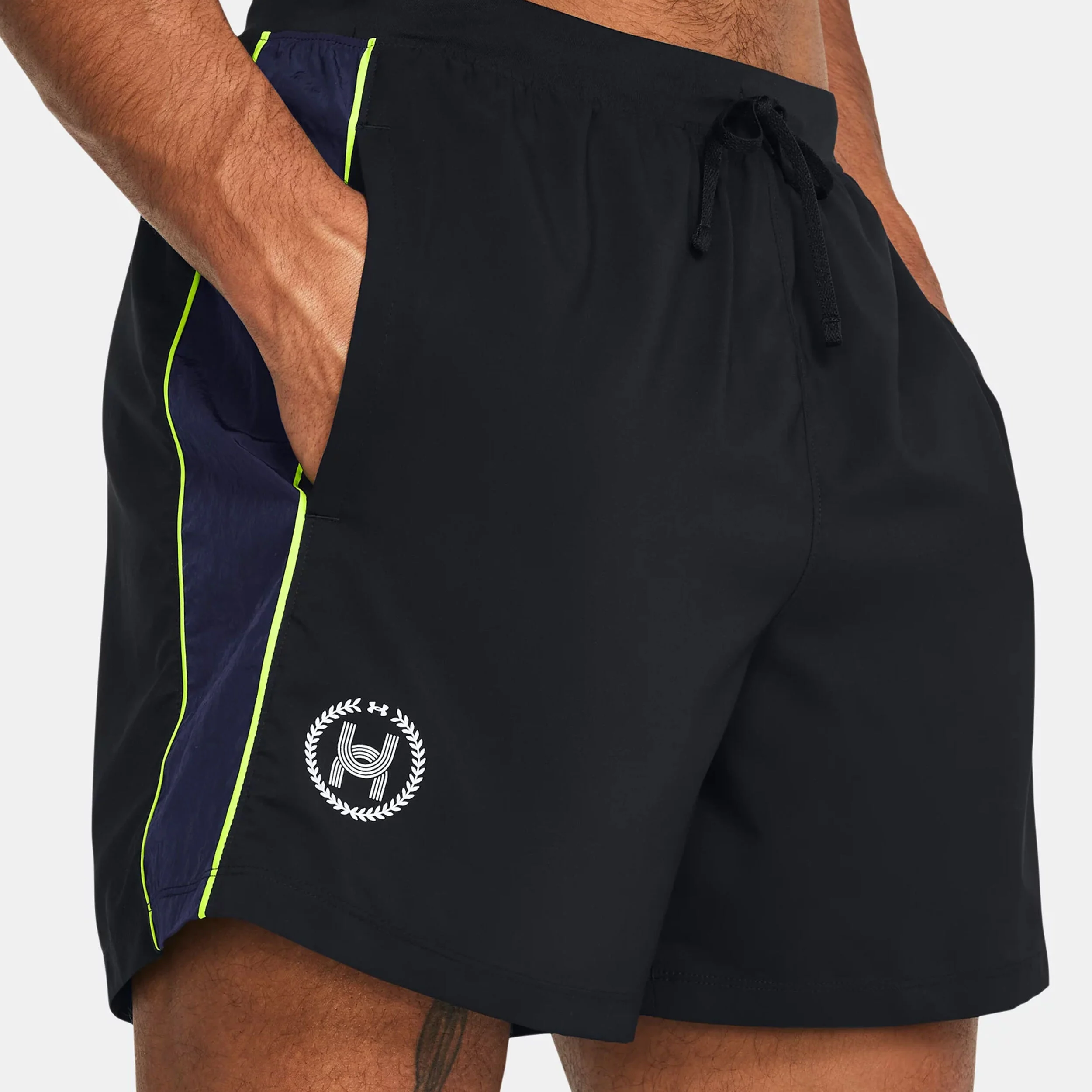 Run Everywhere Shorts Herren - Schwarz, Dunkelblau