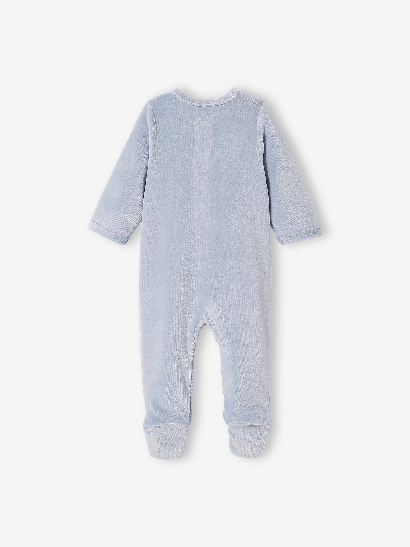 Vertbaudet 2er-Pack Jungen Baby Strampler, Oeko-Tex - pack blau