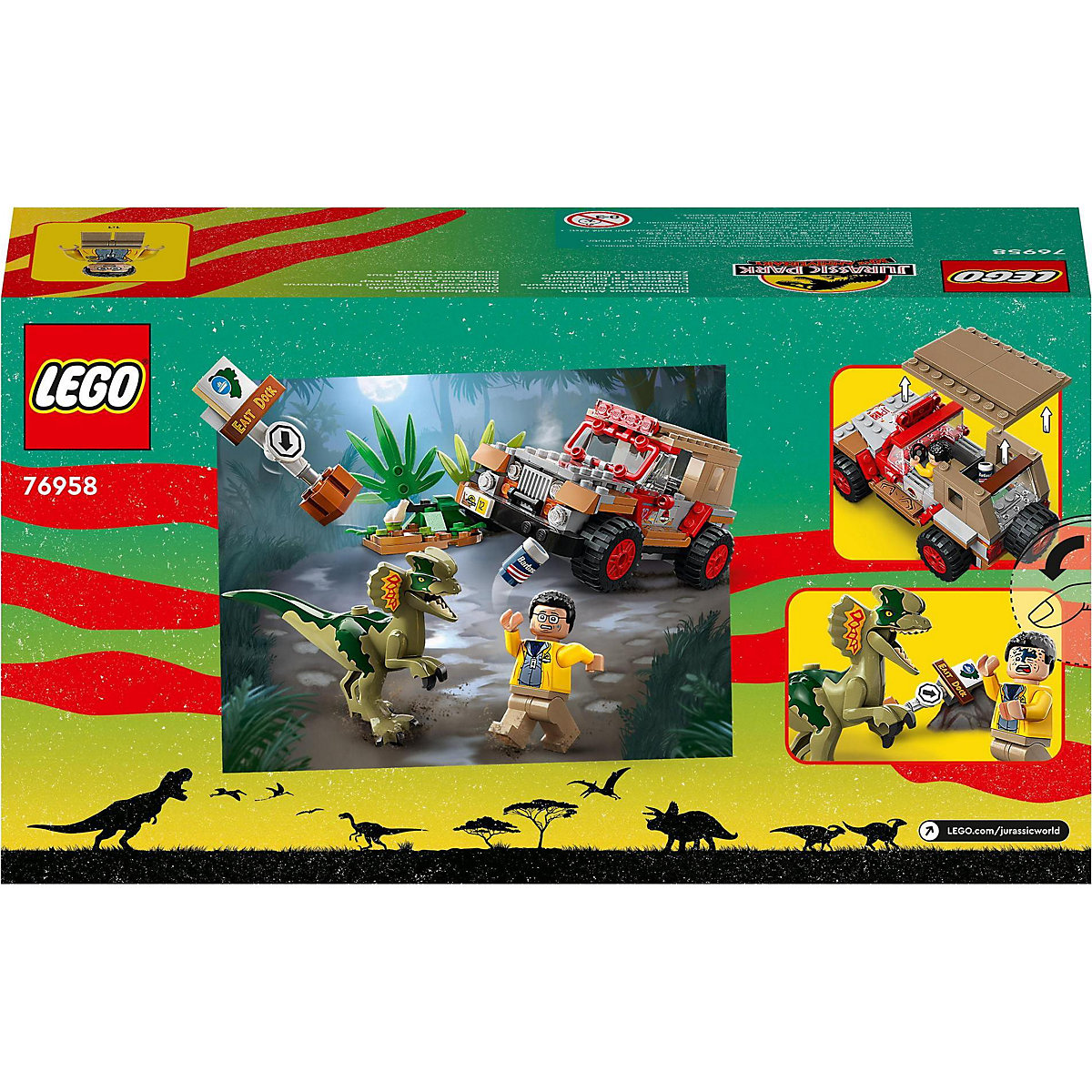 LEGO® Jurassic World 76958 Hinterhalt des Dilophosaurus