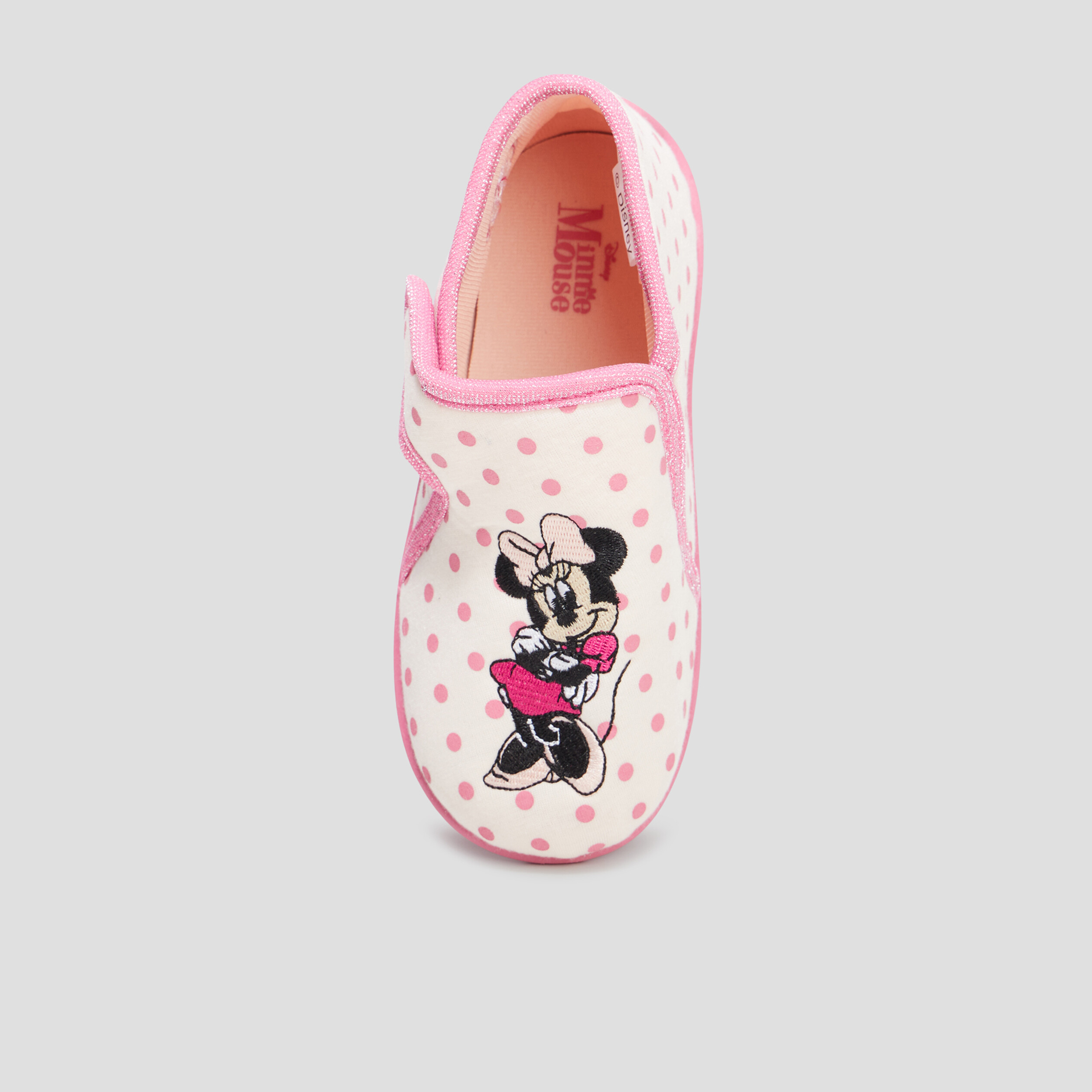 Chaussons bottilons Minnie rose fille | La Halle