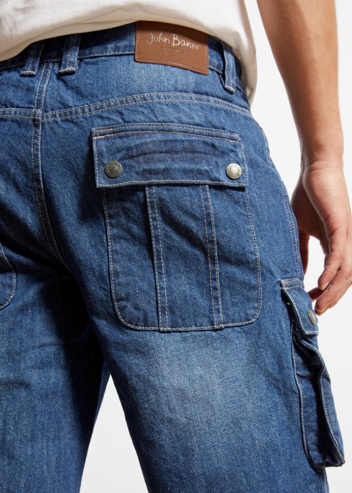 Cargo-Jeans-Bermuda Regular Fit