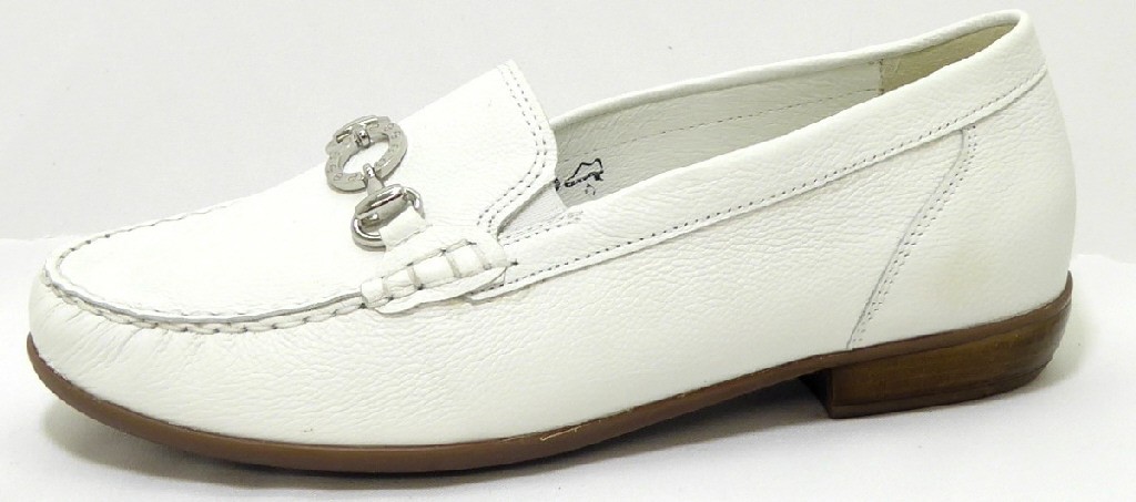 WALDLÄUFER Komfort Slipper weiss Hina