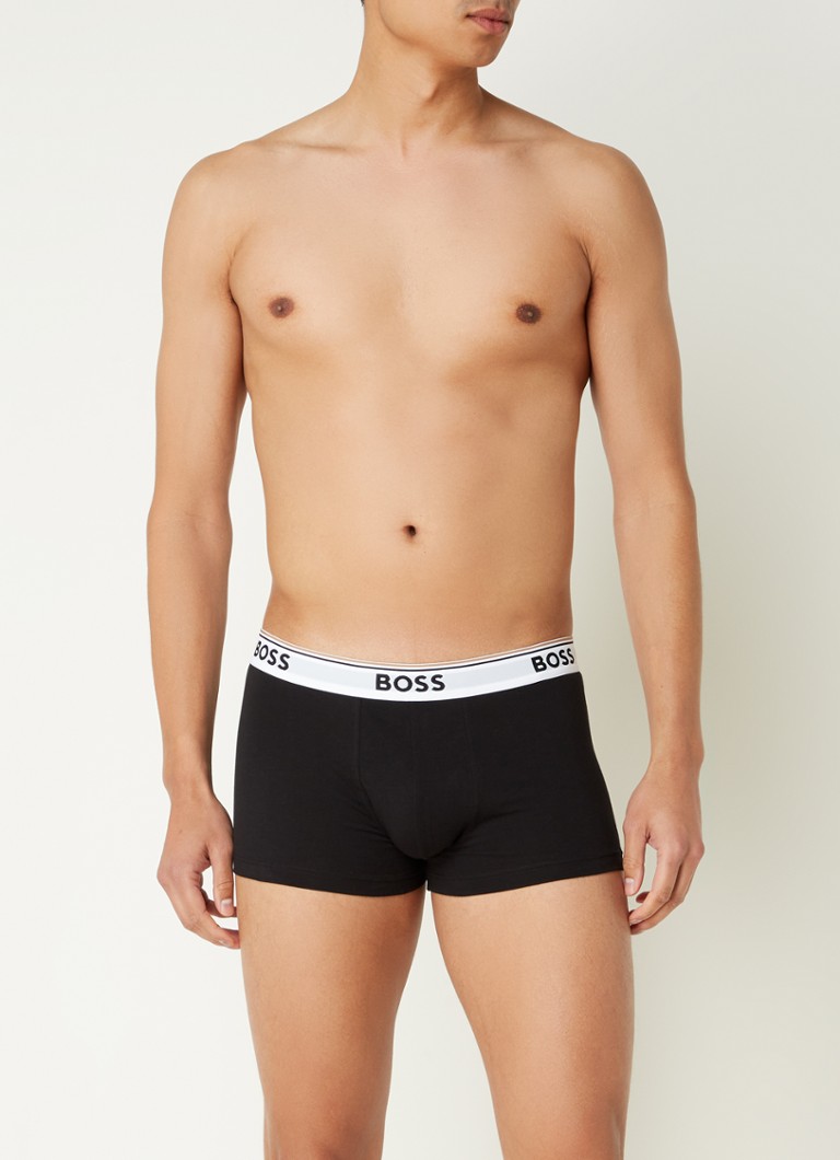 Lot de 3 boxers HUGO BOSS avec ceinture logotée