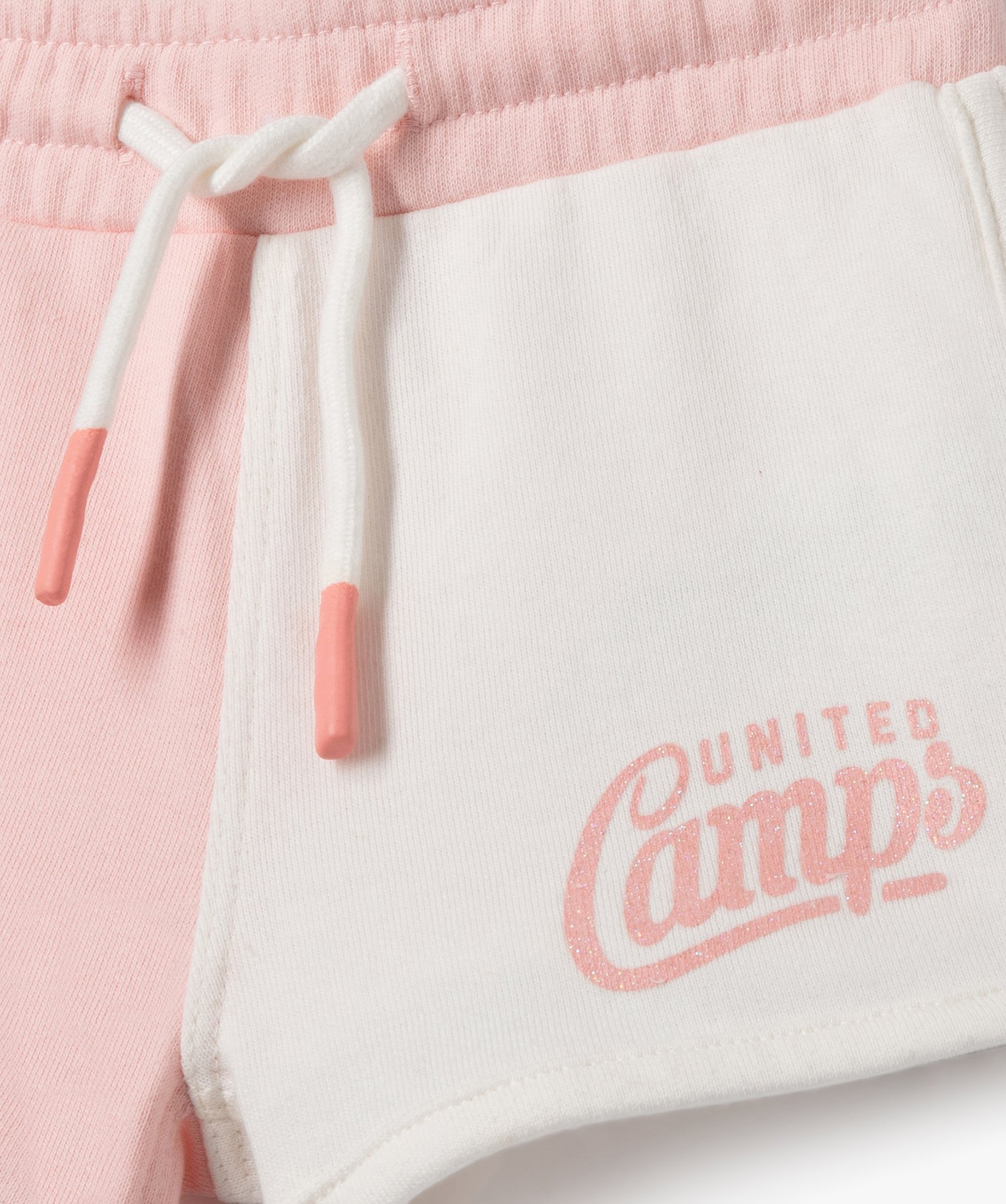 Short bébé fille en molleton look rétro - Camps United rose | GEMO