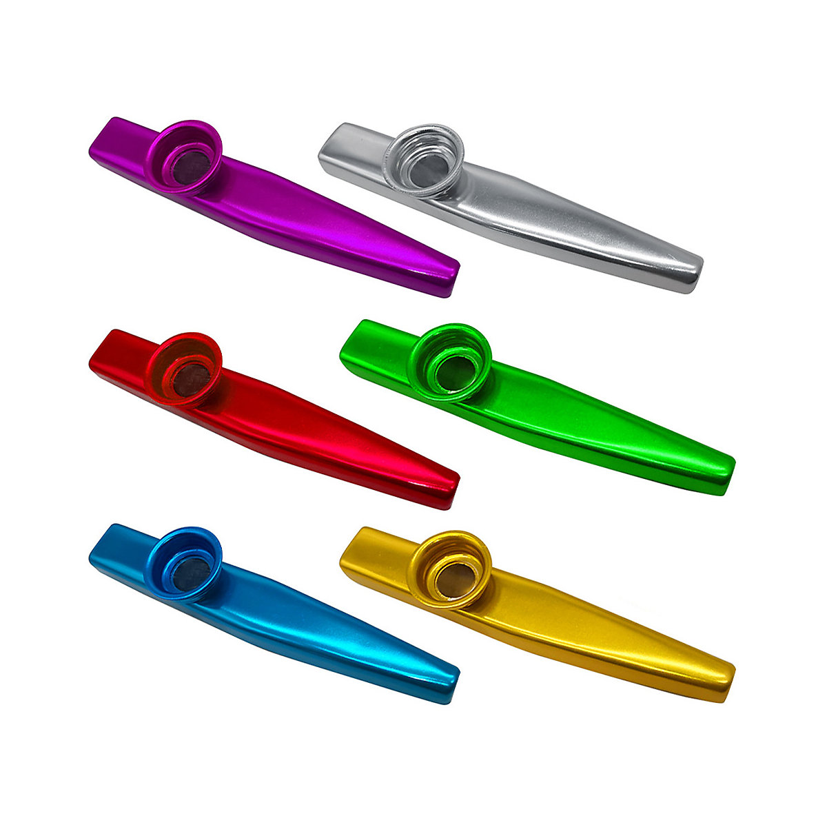 Metall Kazoo Set 6 Stück für Kinder