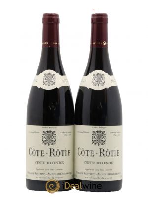 Côte-Rôtie Côte Blonde René Rostaing  2012 - Lot de 2 Bouteilles