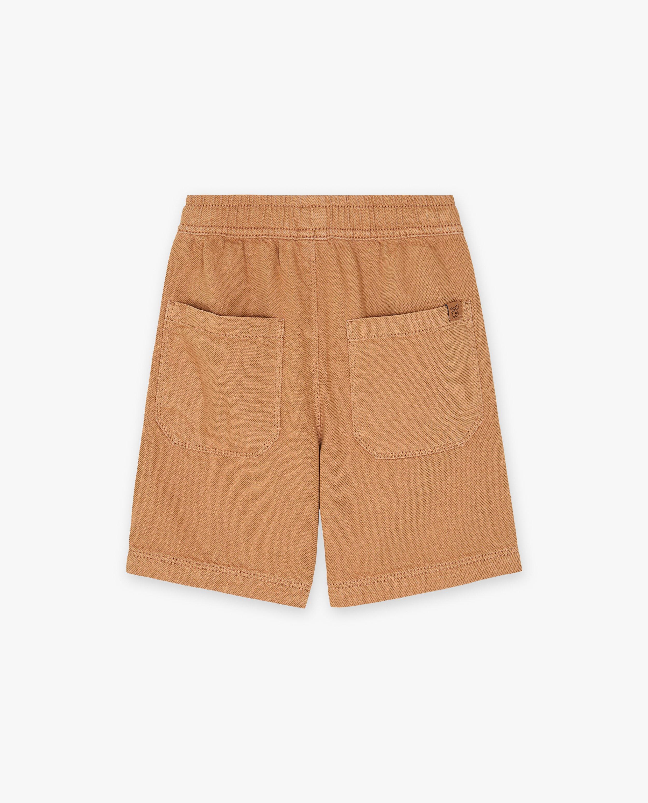 Pantaloni scurți Samson Brown cu șnur țesut, maro