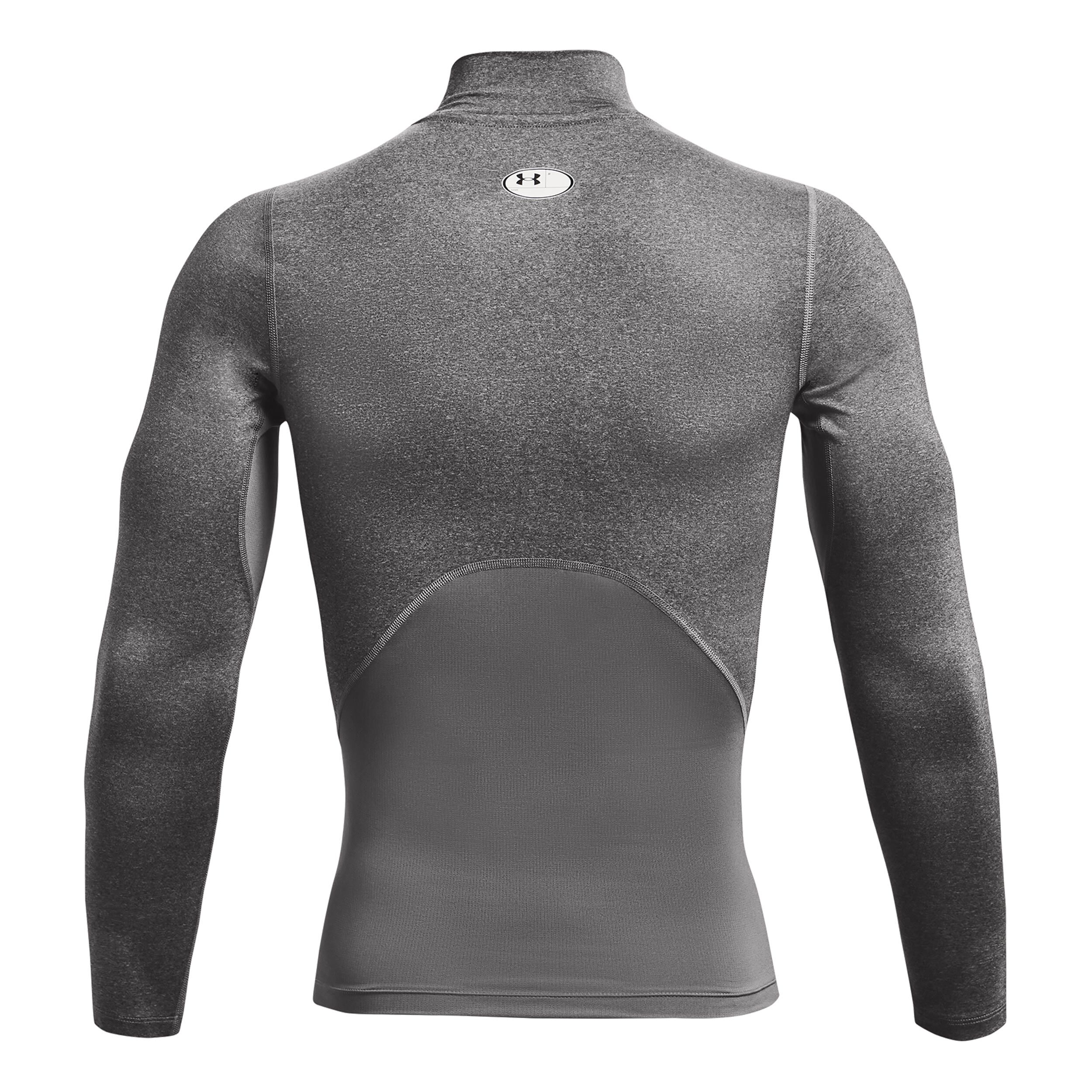 Heatgear Comp Mock Longsleeve Herren - Grau
