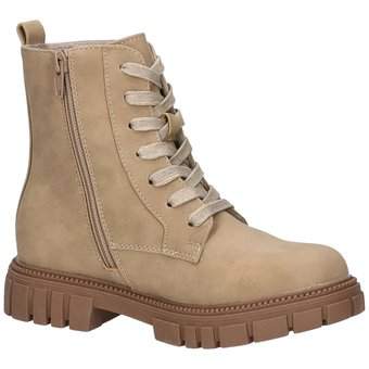 Puccetti Schnür Boots in beige