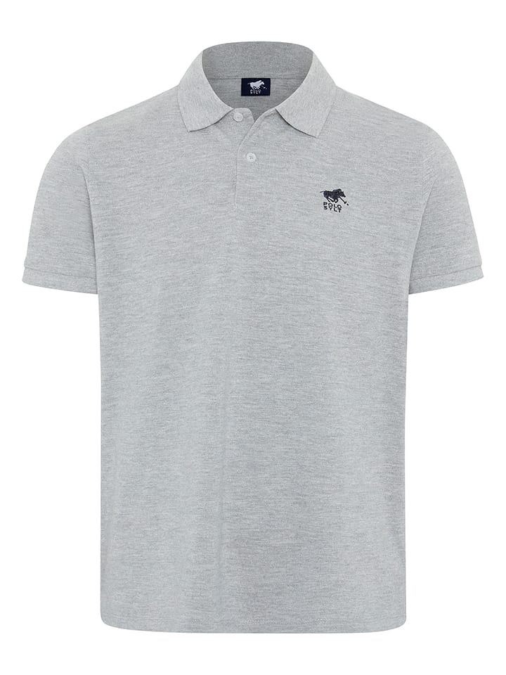 Polo Sylt Poloshirt in Grau günstig kaufen