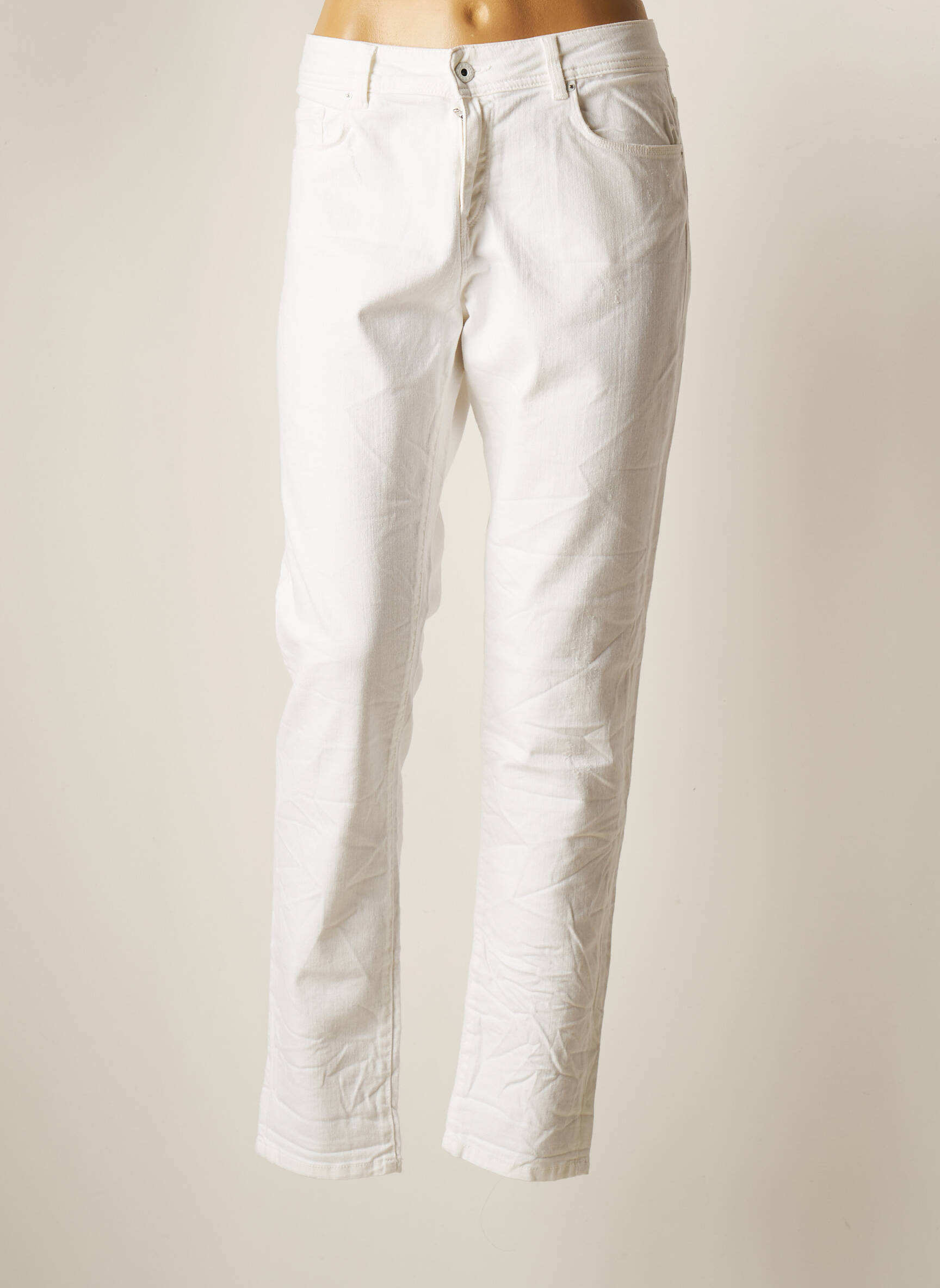 Salsa Jean Mom Femme couleur blanc