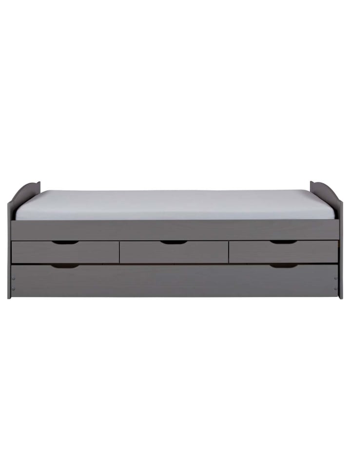 ebuy24 Bett Lena Grau 205 x 98 cm günstig kaufen onesize