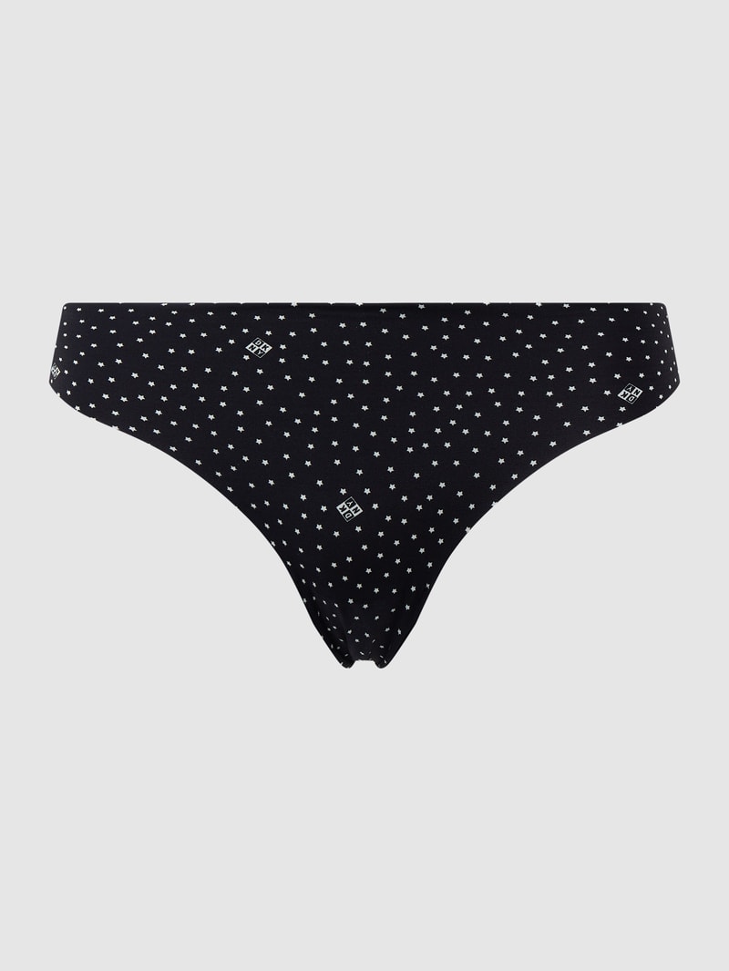 Tanga aus Mikrofaser in schwarz