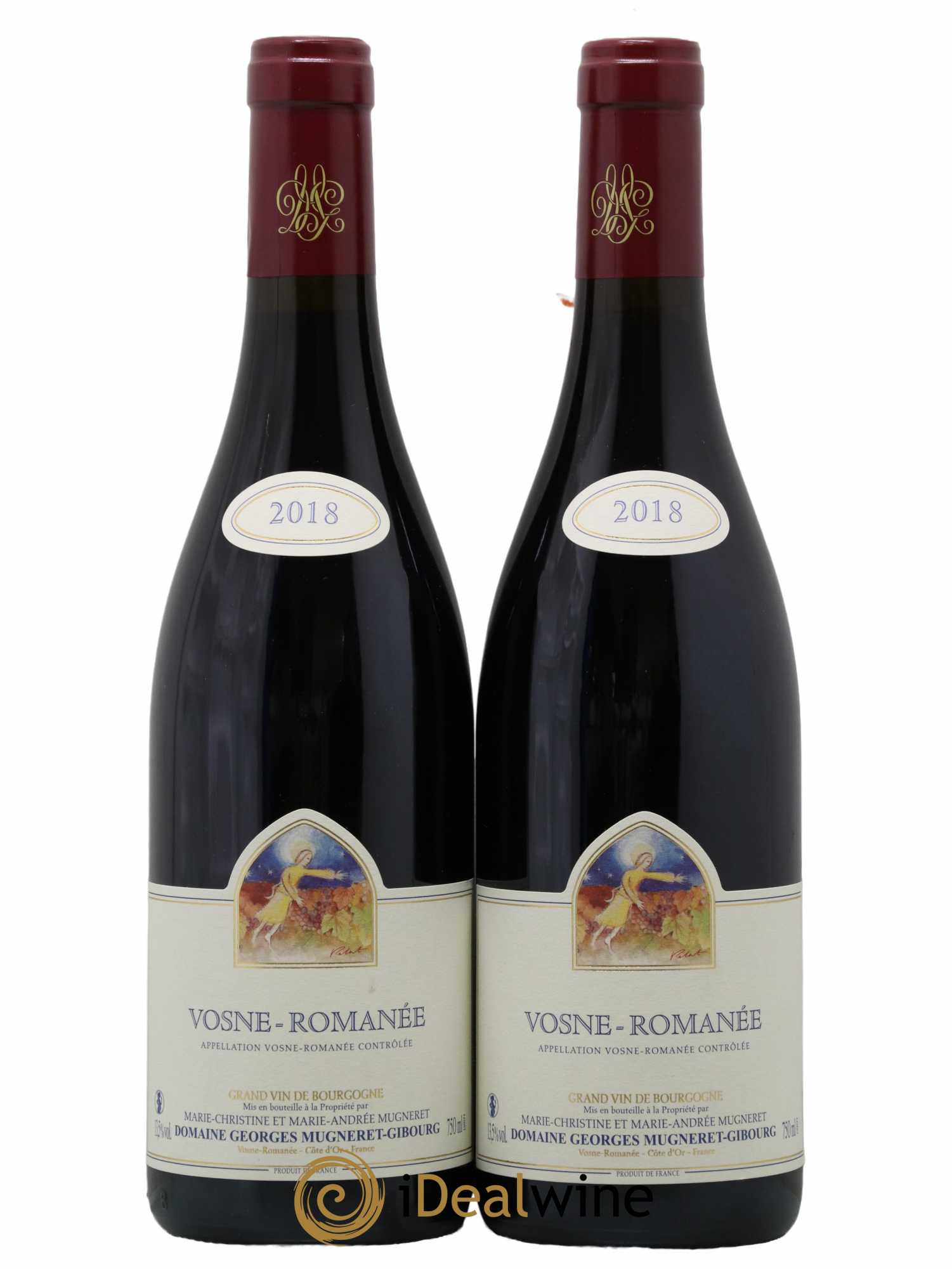 Vosne-Romanée Mugneret-Gibourg (Domaine)  2018 - Lot de 2 Bouteilles