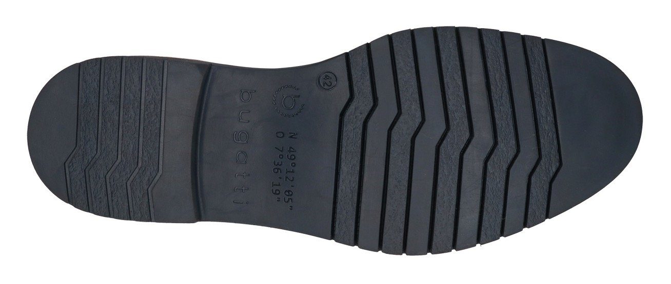 bugatti Schnürstiefelette mit bugatti-Textil-Aufnäher