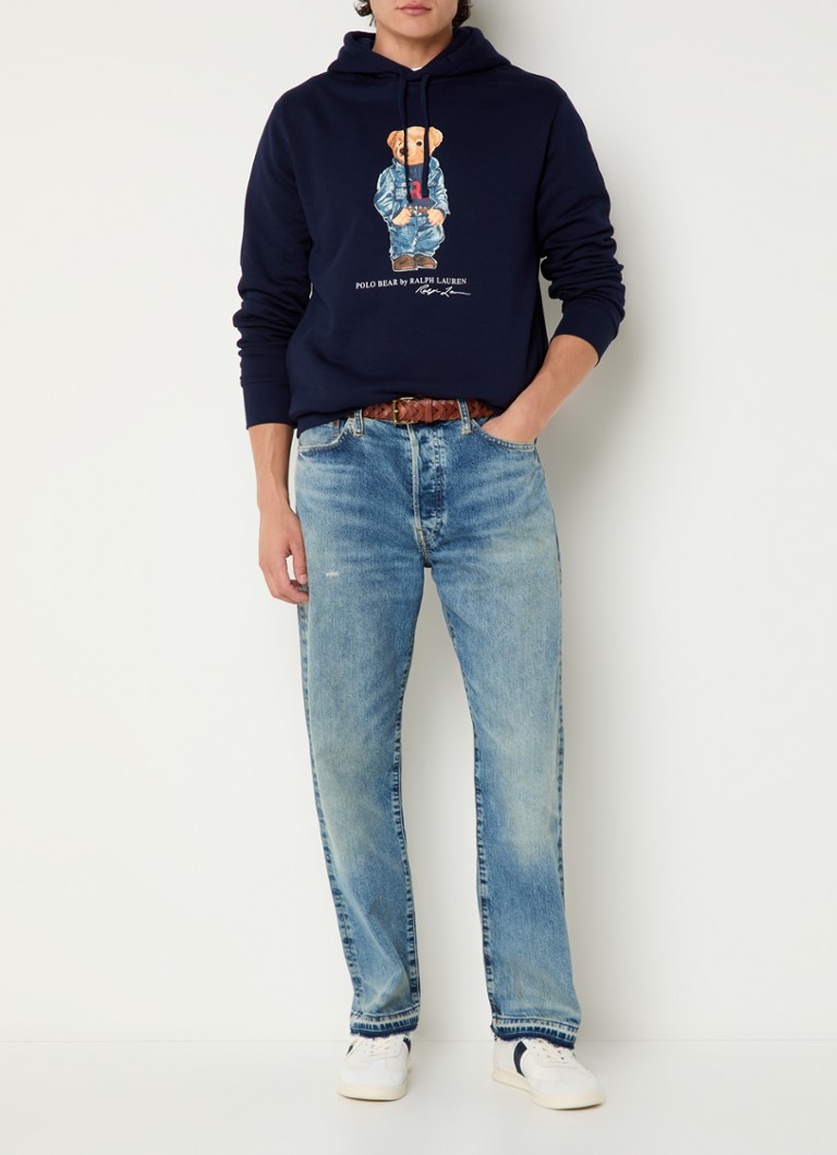 Φούτερ με κουκούλα με στάμπα λογότυπου Ralph Lauren