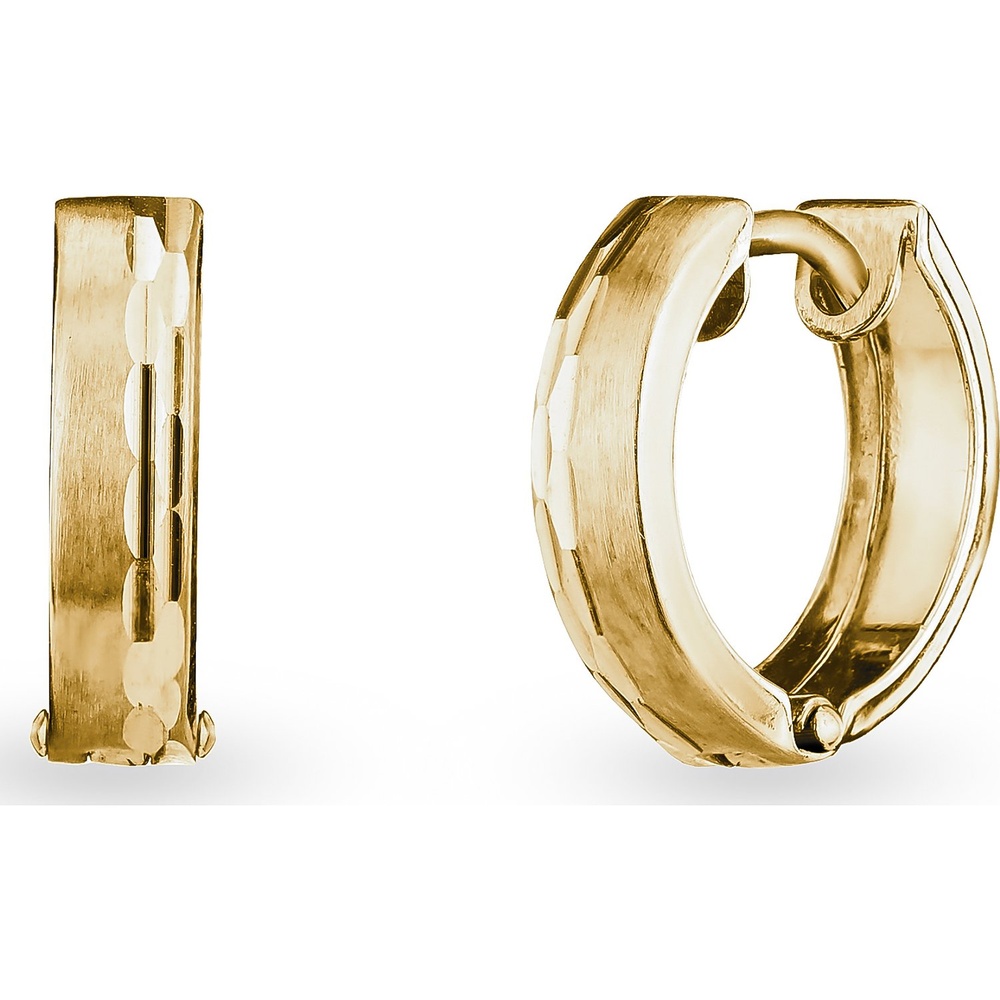 FAVS Créoles 585 Or jaune Boucles d'oreilles