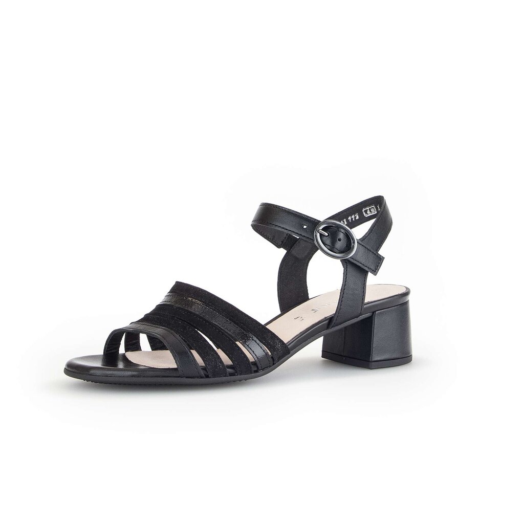 Gabor fashion Riemchensandale schwarz